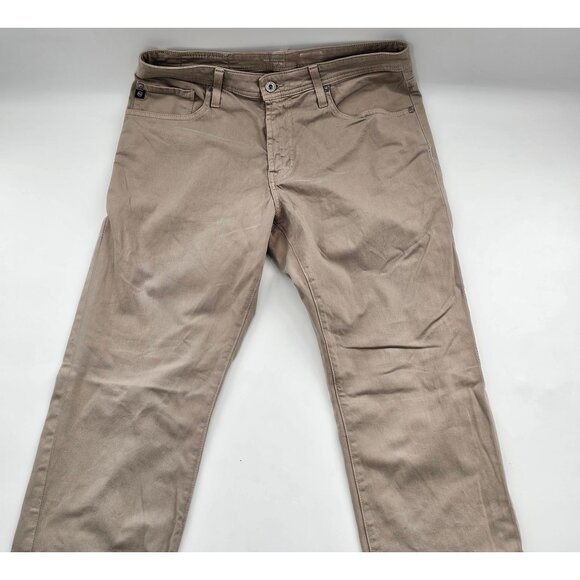 Adriano Goldschmied Beige‎ Pants Men's Straight Leg Size 34x32 - Picture 1 of 6
